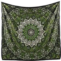 Wholesale Custom Printed Indian Bohemian Mandala Boho Hippie Waterproof Machine Washable Polyester Tapestry