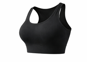 Conjuntos Deportivos para Mujer de 2 Piezas, Bra Deportivo Acanalado sin Costuras, Shorts Ajustados, Ropa para Correr, Fitness, Yoga y Gimnasio - Product Image 4