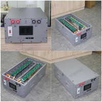 Boîtier de batterie LiFePO4 YIXIANG V2 16 cellules 48V 15kWh avec CANBUS/RS485, conception empilable, aérosol extincteur d'incendie