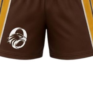 Ensemble short et maillot de netball sublimé marron doré pour homme, en polyester léger, respirant, à séchage rapide et imperméable, uniforme sportif d'équipe - Product Image 6