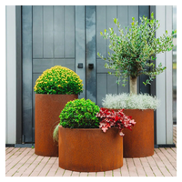 Jardinera Rectangular Moderna y Ecológica de Acero Inoxidable Multicolor con Sistema Hidropónico para Sala de Estar y Jardín