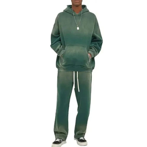 Survêtement de sport pour homme à séchage rapide, couleur unie, pour l'entraînement et la gym - Product Image 2