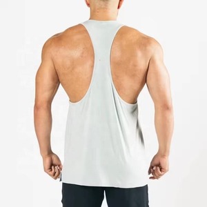 Wholesale Custom Logo 100% Cotton <b>Singlet</b> Muscle Athletic Shirts Sleeveless Fashion Wear Workout Acid Wash Tank Top <b>For</b> <b>Men</b> - Product Image 3