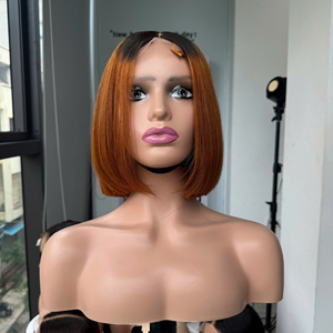 Perruque Ombre Couleur Gingembre Extensions de Cheveux Humains Vietnamiens de Haute Qualité Prix de Gros Os Droite - Product Image 1