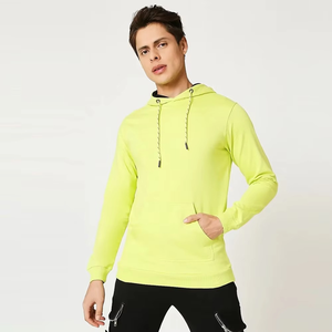 เสื้อฮู้ดผู้ชายสำหรับฤดูหนาว เสื้อผ้ากีฬา ผ้าฟลีซหนานุ่ม ระบายอากาศ กันลม มีกระเป๋า เสื้อโอเวอร์ไซส์ ทรงหลวม ไหล่ตก 100% - Product Image 2