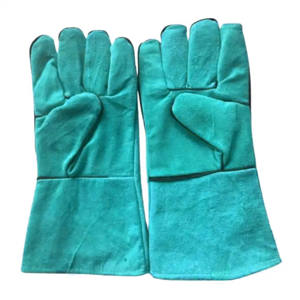 Guantes de Soldadura de Cuero Vacuno de Primera Calidad, Resistentes al Calor, Retardantes de Llama, para Trabajo Pesado, para Bomberos y Barbacoa - Product Image 4