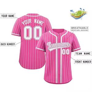 Camiseta de Béisbol de Manga Corta Unisex de la Mejor Calidad para Hombre, Uniforme de Béisbol para Hombre en Pakistán - Product Image 4