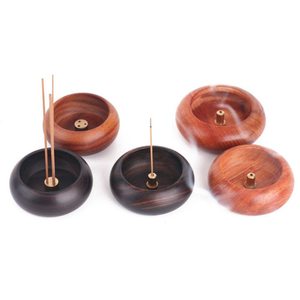 Handmade Wooden <b>Incense</b> Burner Bowl for Stick and <b>Cone</b> Holder Natural Ash Catcher Agarbatti Stand Meditation Home Decor - Product Image 1