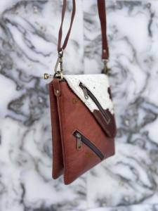 Bolso Bandolera de Piel de Vaca con Pelo Natural, Multiusos, Novedad, Bolsos Elegantes Unisex, Bolso de Lujo de Cuero Genuino para Mujer - Product Image 4