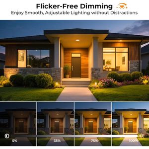 Lampadine LED PAR38 per Esterni, Equivalente a 100W, 1050LM, Bianco Caldo 3000K, Dimmerabili, Attacco E26 per Portico, Giardino o Garage - Product Image 5