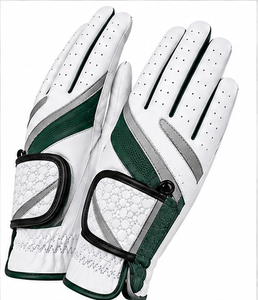 Gants de golf de luxe en cuir Cabretta respirant pour hommes et femmes, adhérence douce, antidérapants, accessoire de sport, logo, vente en gros - Product Image 4