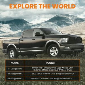 Kit de suspension haute performance avec bras de commande supérieurs et inférieurs pour Dodge Ram 1500/2500/3500 4WD avant et arrière, compatible Oldsmobile Firebird Camaro - Product Image 3