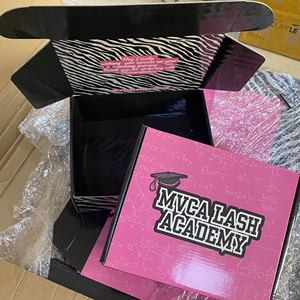 OEM Factory Custom Logo di colore rosa cosmetico in cartone ondulato per imballaggio scatola di spedizione scatola di carta scatola con garanzia di qualità - Product Image 4