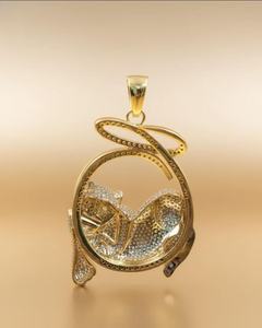 Pendentif Chat Endormi en Moissanite VVS, en Argent 925, Bijou Hip-Hop, Cadeau Idéal pour les Amateurs de Chats, Pendentif Personnalisé Effet Glacé - Product Image 4