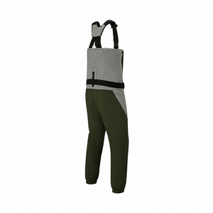 Cuissardes de pêche imperméables et respirantes avec pieds en chaussette, bretelles réglables pour la pêche à la mouche et la chasse, vêtements OEM - Product Image 2