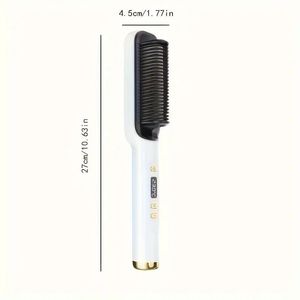 Pettine Lisciante Ionico Professionale 110V/220V con Punte Anti-Scottatura, Regalo Perfetto per Donne - Product Image 2