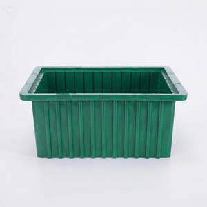 OEM Custom PP Plastic <b>Crate</b> Heavy Duty <b>Stackable</b> Logistics Container Model LD-023 Hai Phong - Product Image 2