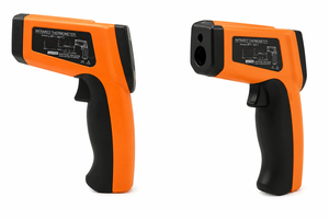 Kusam-Meco IRL-1100 Handheld Infrared Thermometer for <b>Plastic</b> Material IP55 Rated High/Low Temp Alarm Temperature Range - Product Image 3