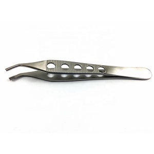 Pinzas Adson Marrones Profesionales para Manipulación de Tejidos Quirúrgicos, Instrumento de Acero Inoxidable de Grado Médico - Product Image 2