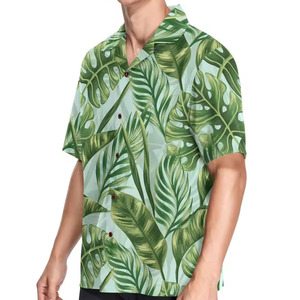 Chemises Hawaïennes d'Été Respirantes à Manches Courtes Imprimées Personnalisables pour Hommes – Coupe Ample - Product Image 2
