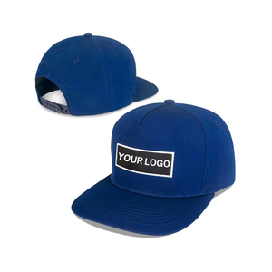Export Quality Structured Flat Brim Classic Golf Hats 5 Panel Snapback Custom Logo 2D Embroidery Patch Performance Sports Cap - Product Image 5