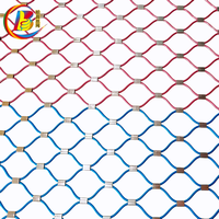 Filet de protection anti-chute en acier inoxydable soudé pour zoo, volière, cour, balcon, soutien minier