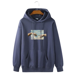 Good High Best 2025 Vintage Men Hoodie Manufacturer Clothing Customize Pattern <b>Label</b> Blank Full Sweatshirt Hoodies - Product Image 1