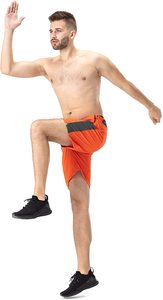 Shorts de sport unisexes respirants et anti-transpiration à motif sportif pour le basketball et la gym (OEM) - Product Image 6