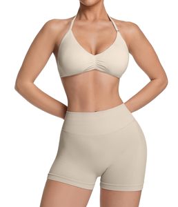 Breathable Spandex <b>Yoga</b> <b>Sets</b> Two Piece Workout <b>Sets</b> For Women Tank Top Matching High Waist Booty Lifting Shorts Gym <b>Yoga</b> Active - Product Image 1