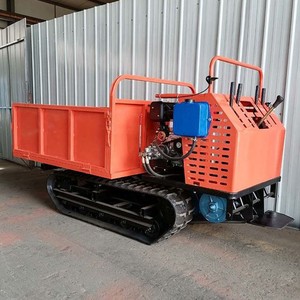 Mini Crawler Dumper Transporter Wholesale Compact Track Dumper Machine for <b>Sand</b> Soil Gravel Heavy Load Industrial Construction - Product Image 1