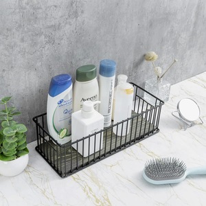 Panier de rangement spacieux en fil métallique, organisateur polyvalent pour salle de bain et cuisine - Product Image 2