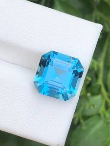 Natural London Blue Topaz Loose Gemstone Deep Blue Crystal Stone For Jewelry Making And Collection - Product Image 2