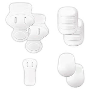 Ensemble de protections de football pour jeunes, ultra-léger, 7 pièces, avec fentes intégrées pour une fixation sécurisée à la ceinture, absorption des chocs améliorée - Product Image 1