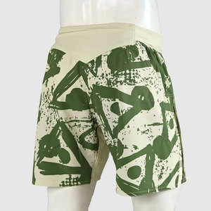 กางเกง MMA โพลีเอสเตอร์คุณภาพสูงและชุดยิวยิตสูสำหรับฝึกซ้อมต่อสู้ ชุดอุปกรณ์ไทยที่ทนทานพร้อมการพิมพ์แบบ Sublimation - Product Image 2