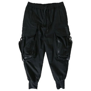 Pantalon cargo tactique pour homme, style techwear, multipoches, streetwear, joggers, pantalon harem urbain hip hop, noir, cyberpunk, pantalon d'extérieur - Product Image 1
