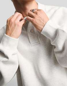 Ensemble de survêtement en molleton 100% coton pour l'hiver, sweat-shirt et pantalon de jogging, OEM ODM, vente en gros, survêtement en coton pour hommes et femmes - Product Image 4