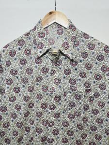 Chemise à manches longues pour homme en coton 100% multicolore de qualité supérieure, imprimée à la main avec des motifs floraux |   Design |   Approvisionnement en gros - Product Image 2