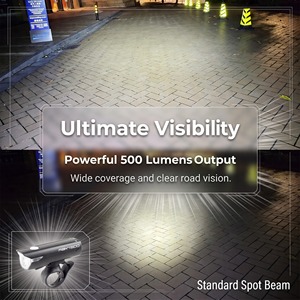 High Quality <b>Bicycle</b> LED <b>Light</b> 800/600/300/200 Lumen Type-C Rechargeable Bike <b>Light</b> Front Headlight - Product Image 5