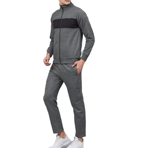 Ensemble de survêtement décontracté unisexe personnalisable deux pièces imprimé, style jogging, avec fermeture éclair intégrale, haute qualité, dernière collection - Product Image 1