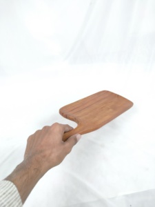 <b>wood</b> crafts Premium Rustic Pine <b>Wood</b> <b>Square</b> Serving Tray with Handles Wooden Ottoman Tray for Coffee Dinner - Product Image 2