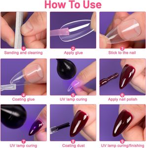Mini séchoir à ongles LED rechargeable, lampe UV rose pour le durcissement du vernis à ongles en gel acrylique - Product Image 6