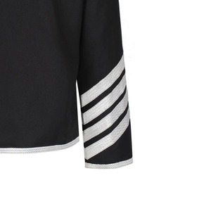 Men's Black <b>Wool</b> Hussar Jacket With <b>Gold</b> Embroidery And Faux Fur Collar Formal Winter Coat For Uniforms - Product Image 5