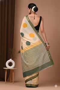 Sari en soie MAHESWARI pour les occasions de mariage - Product Image 6