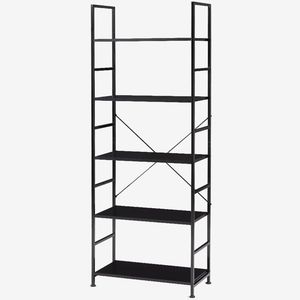 Extendable 5-Tier <b>Industrial</b> <b>Bookcase</b> Modern Bookshelf for Home Office CDs & Movies Storage - Product Image 4