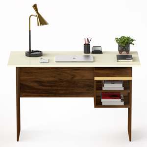 Hot SellingAmalet Engineered Wood <b>Study</b> and Computer Laptop <b>Table</b> for Home or Office, WFH Desk, with Drawer Shelves Storage. - Product Image 4