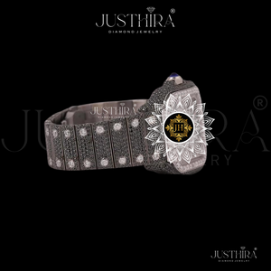 El Mejor Reloj de Pulsera Cuadrado de Acero Inoxidable de 41 mm con Incrustaciones de Moissanita, Estilo Rapper Hip Hop, Reloj de Lujo para Amantes del Hip Hop - Product Image 2