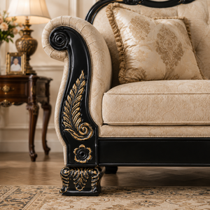 Carved Solid <b>Wood</b> <b>Sofa</b> Decorative Front <b>Frame</b> Assembly Side Panels Front Apron Furniture <b>Wood</b> Components Factory Supply - Product Image 3