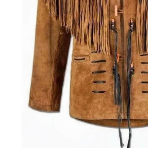 Heavyweight Leather <b>Jacket</b> for Men Winter <b>Suede</b> Leather <b>Jacket</b> Plus Size Custom Made Trendy Wholesale Price - Product Image 3
