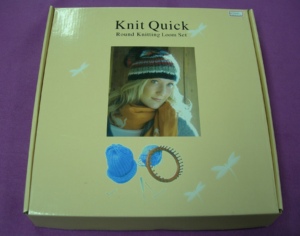 Telar de tejer HC0045 con aguja de ganchillo, juego de telar de tejer rápido circular, kit de manualidades de plástico duradero - Product Image 1