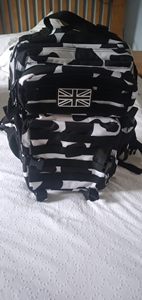 Multi-Functional Tactical Outdoor Hiking Camping <b>Backpack</b> Polyester Zipper MOLLE Webbing Adjustable Straps 25L Capacity Daisy - Product Image 6